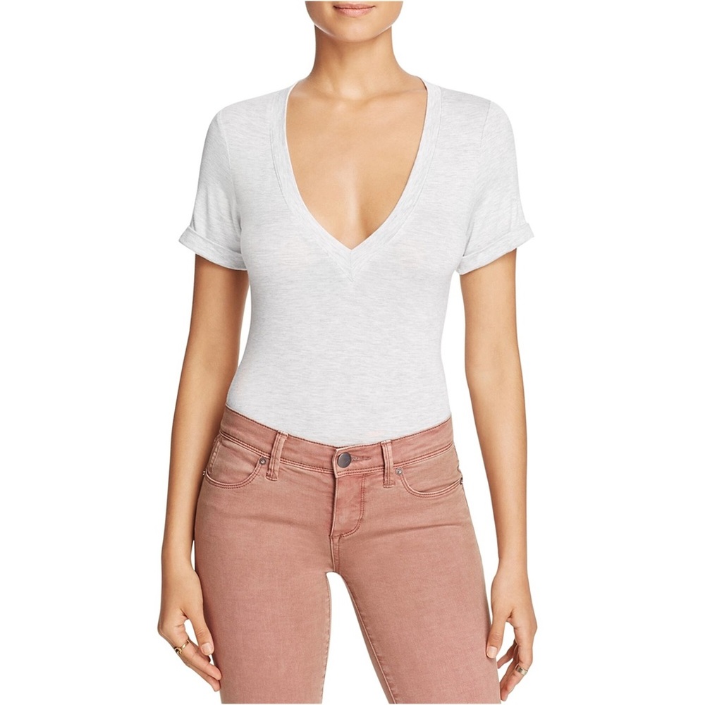 Free People Me Oh My Bodysuit In Grey